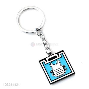 New Selling Promotion Sublimation Square Metal Keychain For Gift