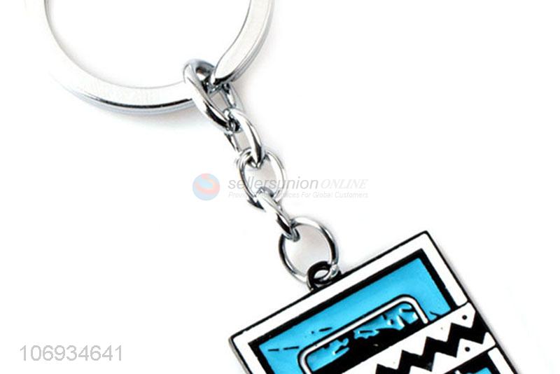 Custom Square Shaped Metal Keychain Promotional Gifts Key Chain