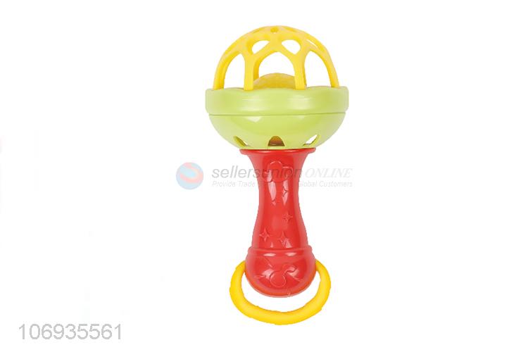 Direct Price Cartoon Hand Bell Toy Baby Rattle Set Shaking Plastic Toys Set