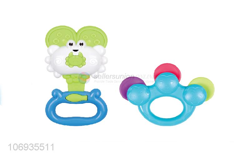 Suitable Price Funny Design Plastic Baby Toy Hand Bell Toy For Kids