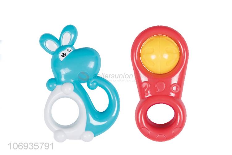 Reasonable Price Lovely Plastic Baby Hand Ball Bell Ring Rattles Toys Set