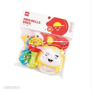 Factory Sales Plastic Baby Toys Hand Shake Bell Ring Toys Educational Toys