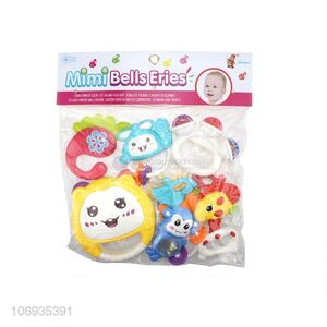 High Quality Baby Toys Plastic Rattle Toy Ring Bell Toys Set