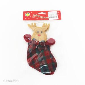 Competitive price Christmas reindeer stocking pendant festival decorations