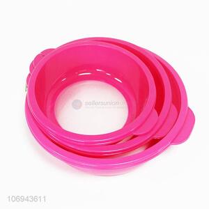 Unique Design 3PCS/Set Baking Tools Hand Crank Plastic Flour Sieve