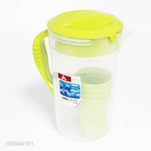 Wholesale Food Grade Plastic Water Jug With Lid And 4 Cups Inside