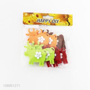 Wholesale 8 Pieces Cartoon Animal Diy Felt Sticker