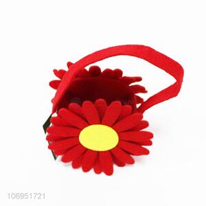 Best Quality Colorful Felt Cloth Hand Basket