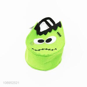 Newly designed Easter cartoon monster felt basket candy basket