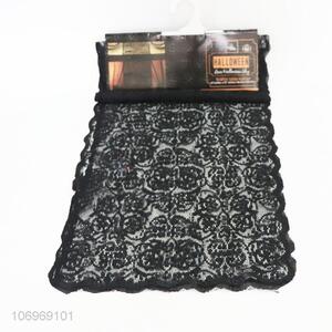 New Design Black Table Runner Halloween Table Decoration