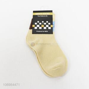 Low price simple breathable cotton socks for men