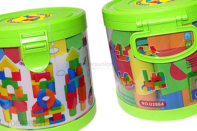 Hot sale 60pcs colorful EVA building blocks toddler educational toys