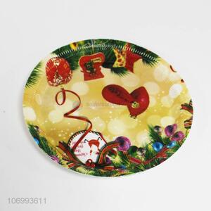 Fashion Design Colorful Round Plastic Tray