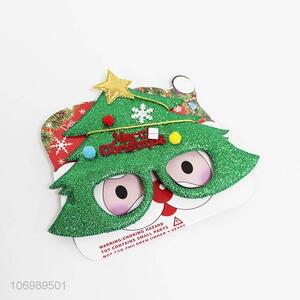 Cute Design Christmas Decoration Glasses Party Patch