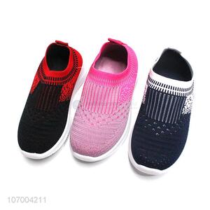 New Design Flyknitting Children Casual Sport Shoes