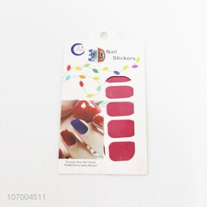 New products long wear nail wraps nail stickers