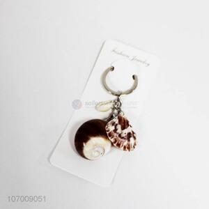 Competitive price natural sea conch key chain tourist souvenir