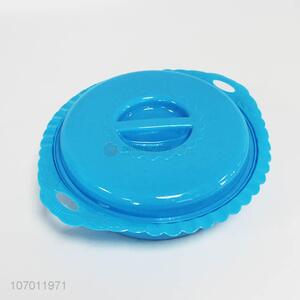 Reasonable price round plastic bread box sanwich box with handles