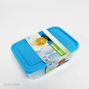 Custom logo 3pcs rectangle plastic preservation box food container