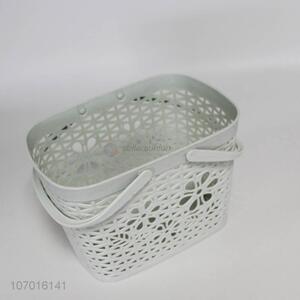 Premium quality hollow design multifunction plastic storage basket