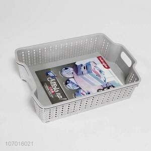 Premium quality household rectangle plastic storage basket