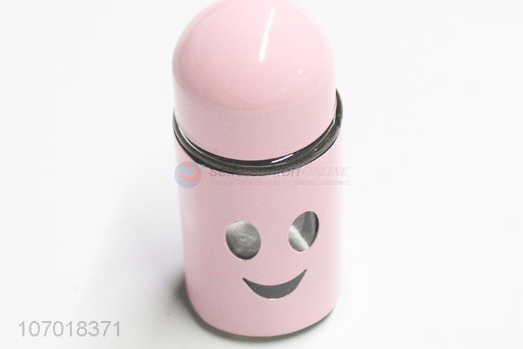 Cartoon Design Iron Lid Glass Condiment Bottle