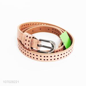 New arrival hollowed-out women pu material belt