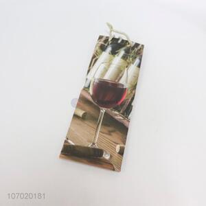 Wholesale Fancy Luxury Gift Packaging Paper Wine Bags with Handles