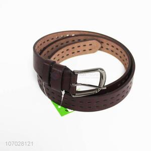 Promotional candy-colored hollowed-out women pu material belt