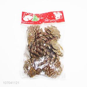 Low price Christmas tree hanging ornaments plastic pinecones