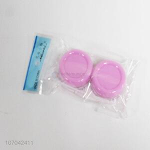 Good quality 2pcs empty round plastic eye cream jar