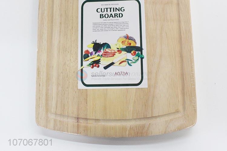 Good Quality Rubber Wood Cutting Board For Kitchen