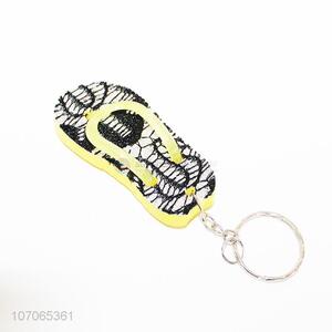 Fashion Design Mini Flip Flops Decorative Key Chain