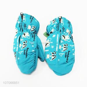 Wholesale cartoon outdoor sports gloves winter ski gloves for kids