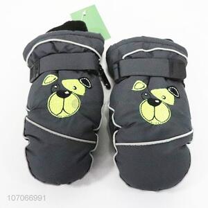 Good quality children waterproof snow ski gloves winter warm gloves