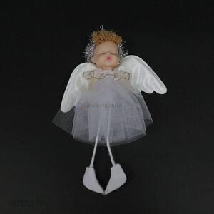 Cheap Cute Mini Angel Doll Gift Crafts Christmas Tree Ornaments for Home Decor