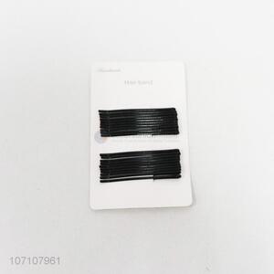 Wholesale hair accessories black metal hairpin for girls