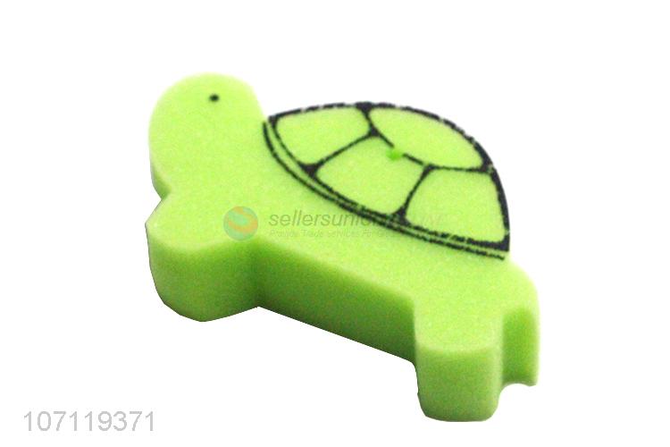 China manufacturer soft tortoise shape baby bath sponge shower sponge