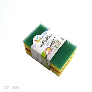 Wholesale custom multi-purpose kitchen cleaning sponge scouring pads