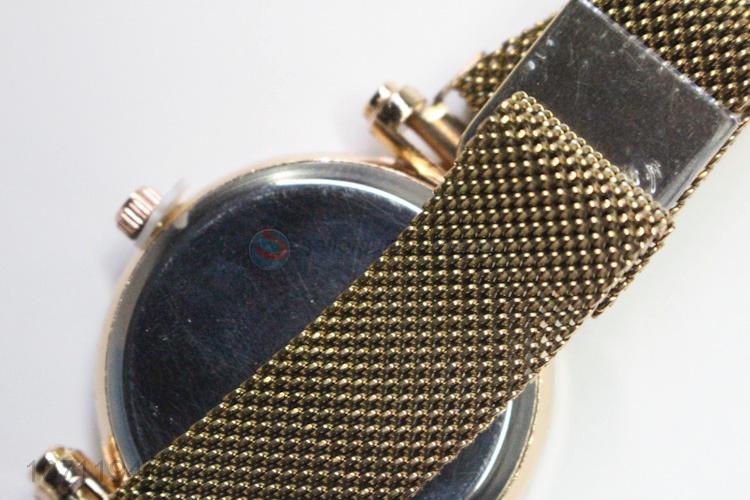 Fashion Design steel Mesh Belt Lady Wrist Watch