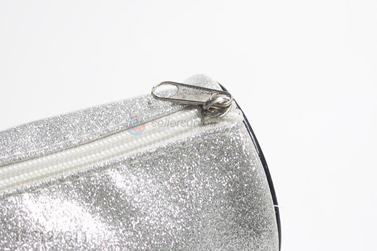 Good Sale Silver Pen Bag Cylinder Pencil Bag