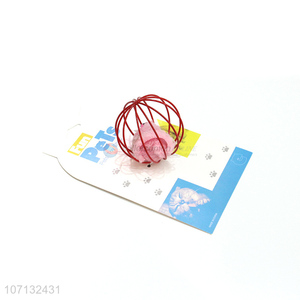 New Funny Toys False Mouse In Ball Cage Cute Cat Toys