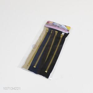 Premium quality 3pcs copper zippers garment accessories wholesale