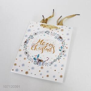 Wholesale Custom Shopping Bag Cheap Merry Christmas Paper Gift Bag