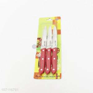 Wholesale plastic handle Stainless Steel blade portable small fruit knife