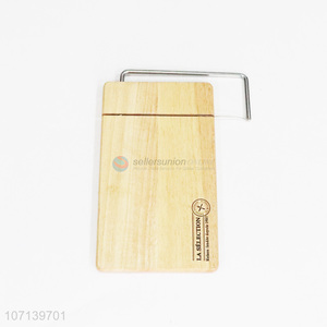 Wholesale Eco-friendly Wooden Cheese Cutting Board with Slicer Wire