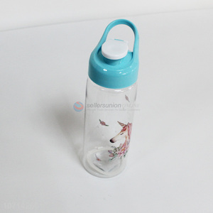 Wholesale cheap cartoon large capacity plastic water bottle space bottle