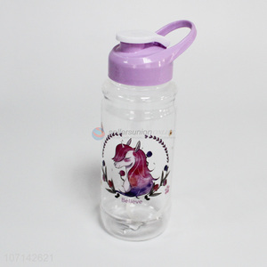 New products leakproof cartoon plastic water bottle fashion sports bottle