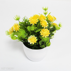 Cheap Artificial Flower Potted Artificial Plant Flower Pot for Home Decor