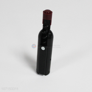 New products creative wine bottle shape metal wine opener for hotel